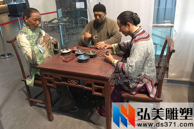 場景再現蠟像制作